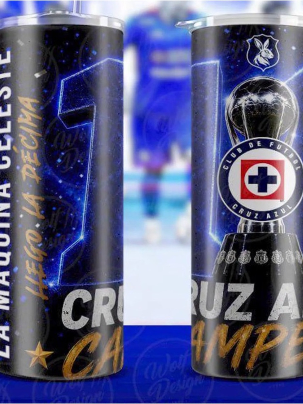 Club Cruz Azul  Campeón Stainless Steel Tumbler 20oz